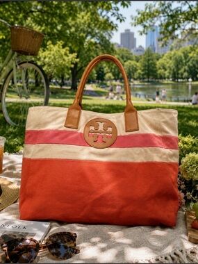 Tory Burch canvas bag tote